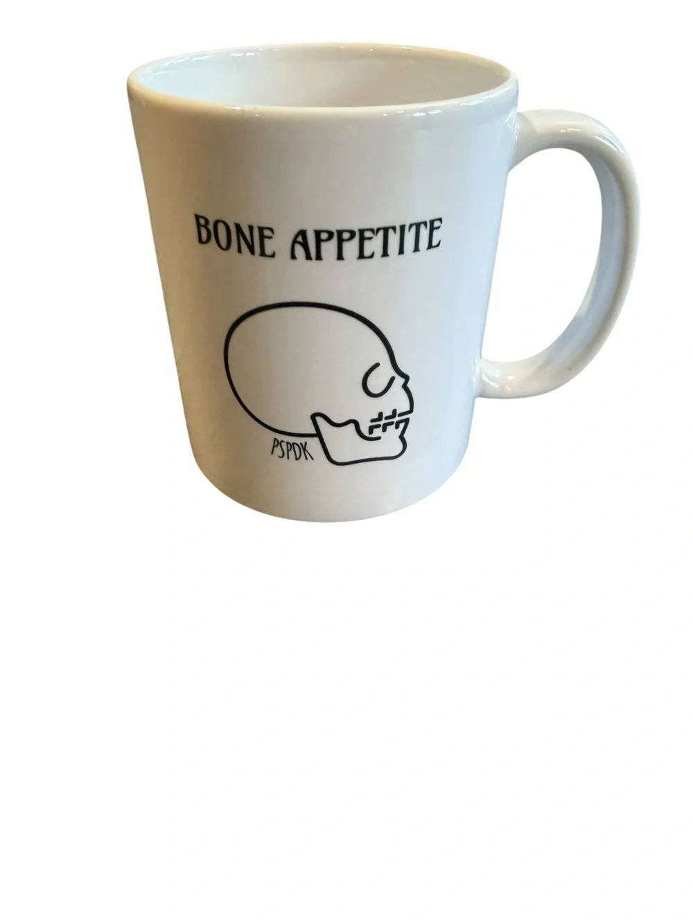 Phi Sigma Pi Delta Kappa Bone Appetite Skull Mug PSPDK Halloween Gothic